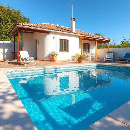 House with a pool available for rent in the sunny Seabreeze neighborhood